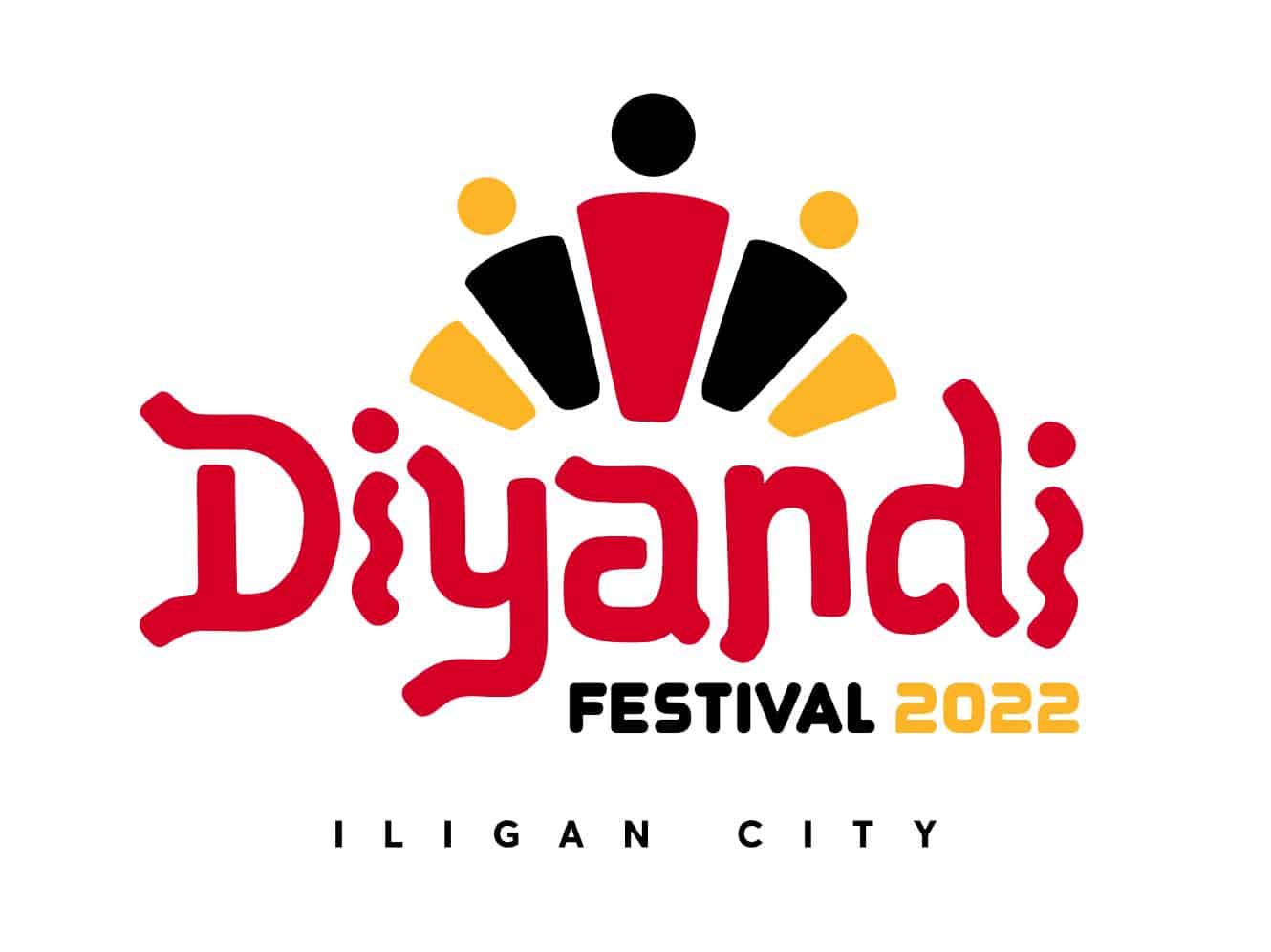 Diyandi Festival 2022 logo featuring stylized figures and Iligan City text, showcased on the Iligan website.